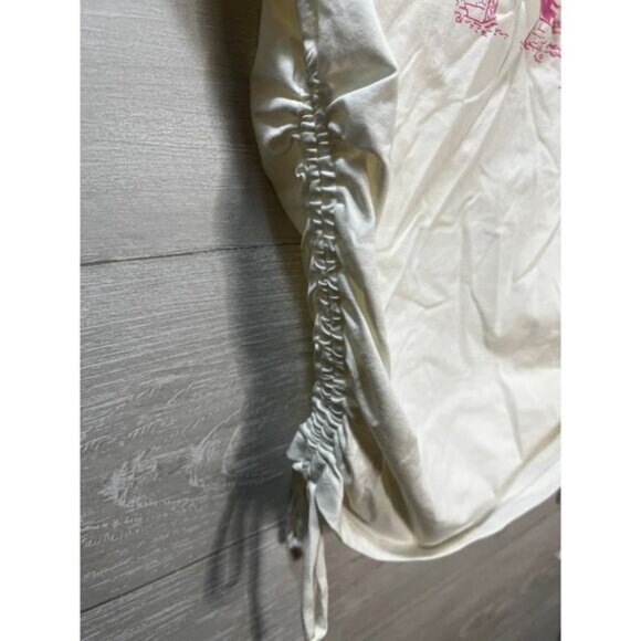 Side Drawstring Graphic T Shirt‎ Short Sleeve Large Forever 21 - Picture 4 of 4